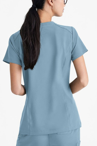 Uniforme Medico Quirurgico Grey S Anatomy Evolve Oceanmist Azul Xs