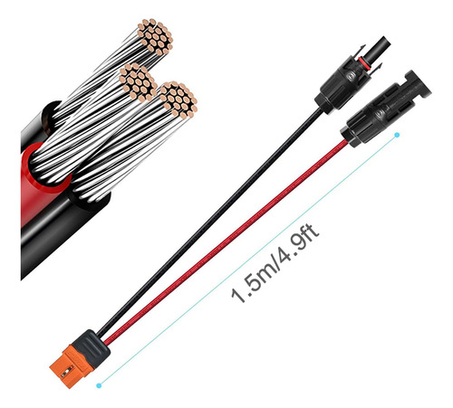 Cable Adaptador De Conector Solar A Xt60i Para River 2/river