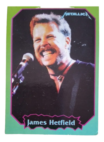 Carta, Rock Cards, Del Musico James Hetfield, De Metallica 