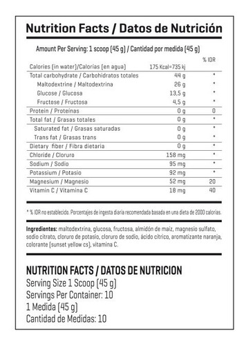 Imagen 3 de 6 de Carbo Energy Ena X 6 Unidades!!
