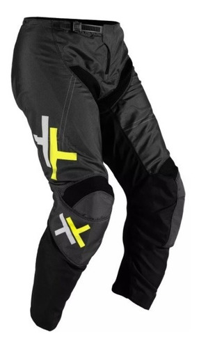 Calça Mattos Racing Atomic Preto/amarelo Motocross Trilha