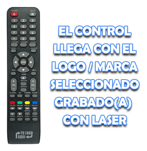 Control Para Zmartech Smart Tv Yx-cy322e Home Mouse + Funda
