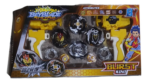 Bley Bley Beyblade Estadio 4 En 1 Metal Juguete Lanzadores