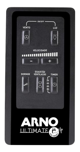 Imagem 3 de 3 de Kit Ventilador De Teto C/controle Ultimate Vx 10 Arno 127v