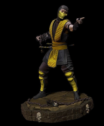 Archivo Stl Impresión 3d - Mortal Kombat - Scorpion Classic 