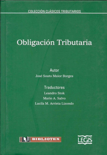 Obligacion Tributaria - Jose Souto Maior Borges Dyf