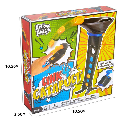 Kids - Juego De Mesa Para Niños, Catapulta Link 4, Juguete 4