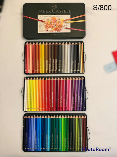 Estuche De 120 Lapices De Colores Faber Castell Polycromos