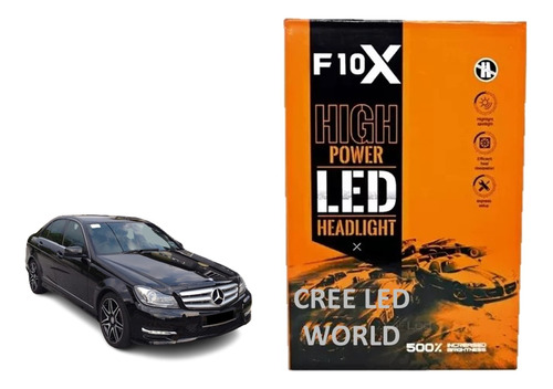 Luces Cree Led 22000 J10 Mercedes Benz Clase 250 X2