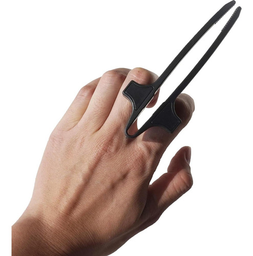 Set De 2 Palillos De Dedo Ergonómicos Moqing - Negros