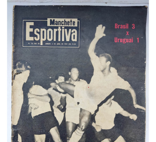 Revista - Manchete Esportiva Nº 176  Brasil 3 X 1 1959