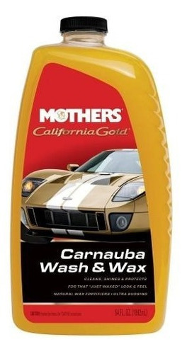 Shampoo Mothers Polish Calif Gold Carnauba Wash & Wax