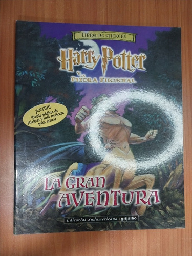 Harry Potter La Piedra Filosofal Libro Original Calcomanías