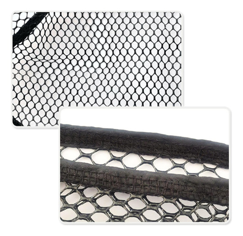 Bolsa De Malla Negra, Saco De Malla Plegable, Cesta De