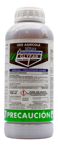 Glyfan Herbicida Sal Isopropilamina De Glifosato 950 Ml