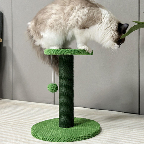 Cat Scratch Tree Sisal Altura 14 Pulgadas Juguete Green Cat