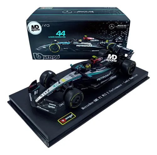 comprar Auto F1 Mercedes W15 2024 #44 Hamilton Caja Acrilica 1:43