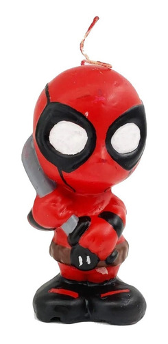 Vela Cumpleaños Deadpool Marvel