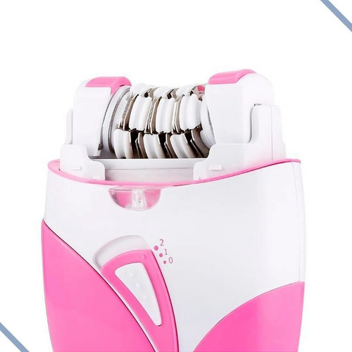 Depilador Elétrico Sem Fio Usb Remove Na Raiz Portátil Cor Rosa Voltagem 127/220V