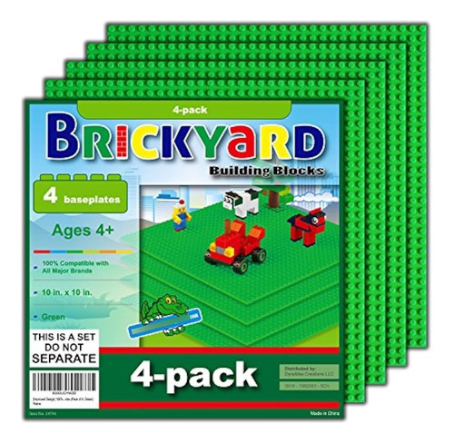 10 X 10 Placas Base Brickyard Verde