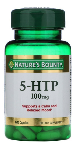 5 Htp 100mg Importado Nature's Bounty 60 Cápsulas 5htp