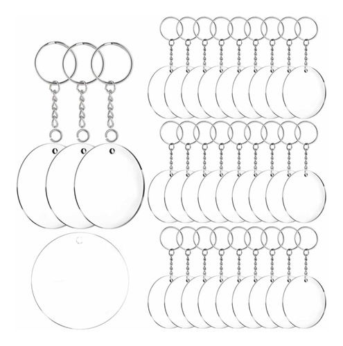 Imagen 1 de 5 de Llaveros De Acrilico Pack De 50 Unidades
