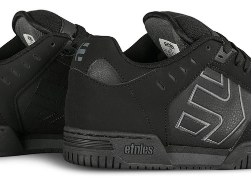 Imagen 3 de 8 de Tenis Etnies Faze Black Dirty Wash Skate Hombre