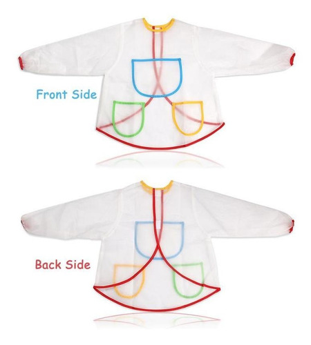 Imagen 2 de 5 de Agua Y Arte Sucio, Vestidos Para Bebés, Ropa Antidesgaste, A