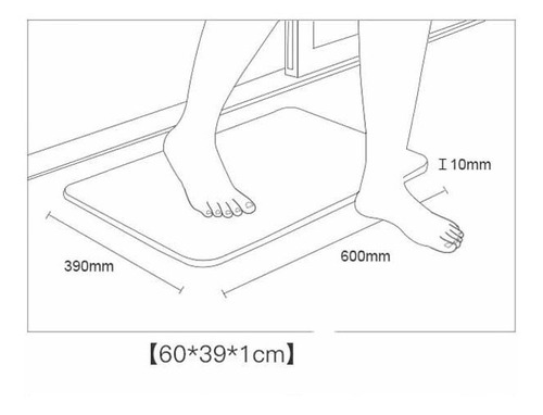 Imagen 3 de 6 de Tapete Para Baño De Diatomita Súper Absorbente, Anti-hongos