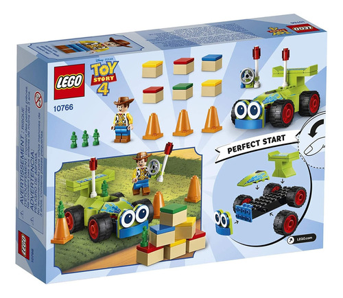 Lego Disney Pixars Toy Story 4 Woody Rc 10766 Building Kit (