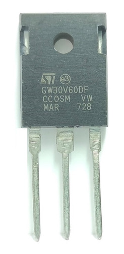 Transistor  Igbt Stgw30v60df Gw30v60df 30v60 600v 30a 