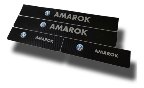 Imagen 1 de 4 de Protector Cubre Zócalos Carbono  Volkswagen Amarok