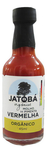 Molho De Pimenta Vermelha Orgânico 45ml - Jatobá