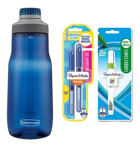 Pack Paper Mate Back To School Nautical Blue X4 Piezas