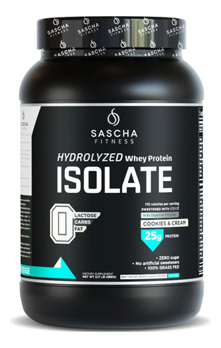 Proteína Sascha Fitness Isolate Cookies & Cream