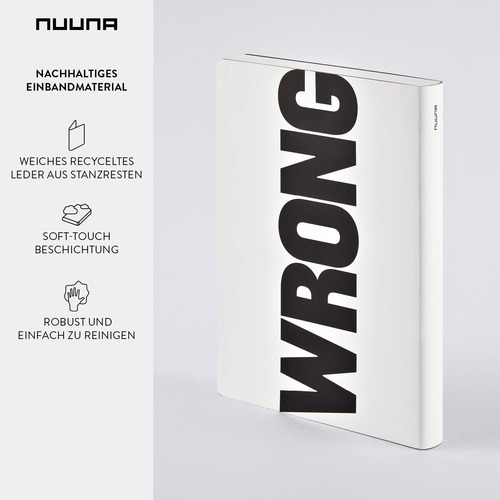 Graphic L Write-wrong - Cuaderno De Piel Suave Y Unif...