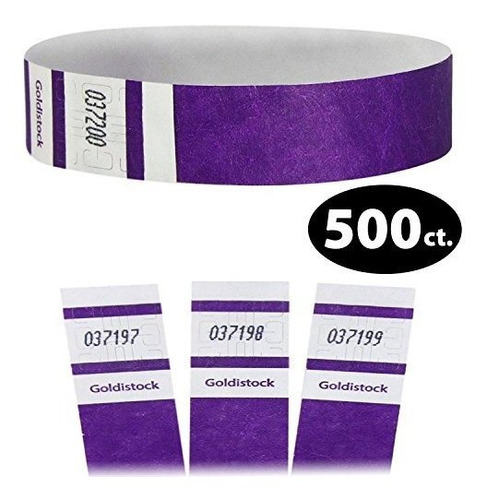 Goldistock Select Series - Pulseras Tyvek De 3/4 , Color