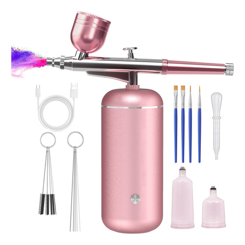 Airbrush Kit Gedstmdrk 48psi High-pressure W/ Compressor