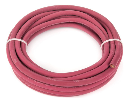 Cable De Soldadura Extra Flexible De  2, 600 Voltios, Color 