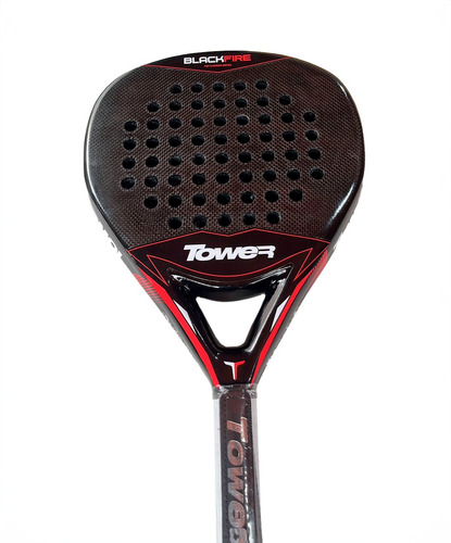 Paleta De Padel Paddle Tower Black Fire Full Carbón