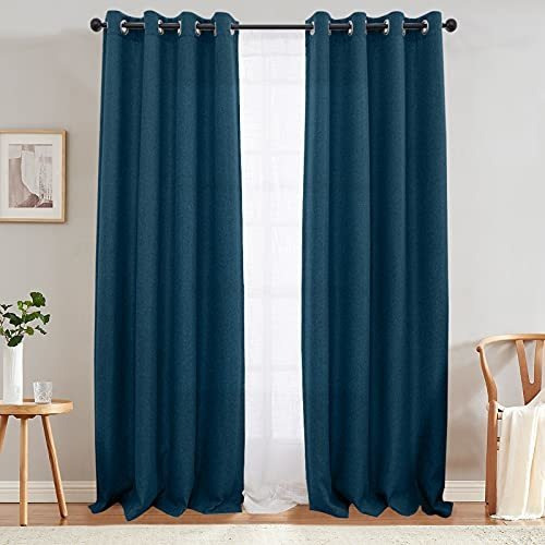 Cortinas Texturizadas Jinchan Para Sala De Estar 569n2