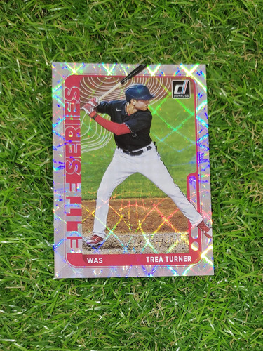 Cv Trea Turner Numerada De /349 Donruss Elite Series Diamond