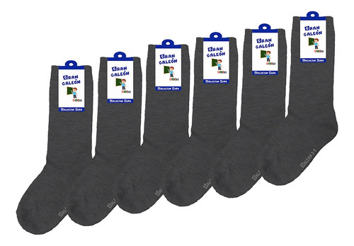 Pack 6 Calcetin Niño Algodón Varios Colores Talla 9-12
