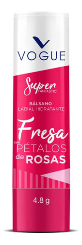 Bálsamo Kiss My Lips Fresa Con Pétalos De Rosas Vogue