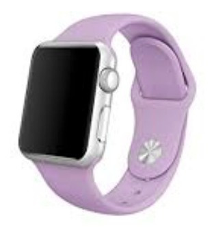 Correa Para Applewatch Silicona Lila 42/44/45mm