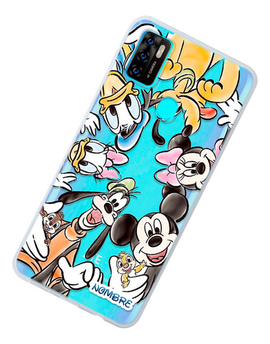 Funda Para Zte Disney Clásicos Personalizada Con Nombre