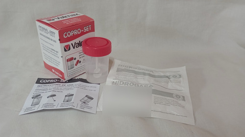 Valmax Coproset 1 Envase Análisis Recolección Materia Fecal