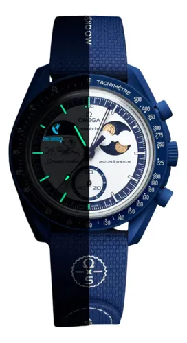 Relógio Pulso Omega X Swatch Original Sem Caixa Mostruário