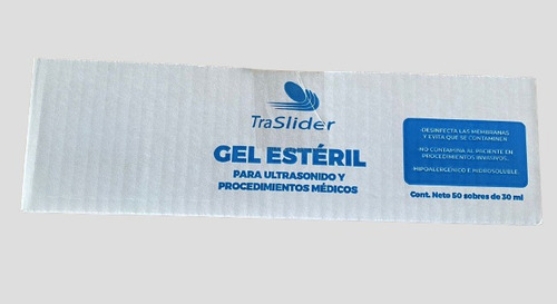 Gel Para Ultrasonido O Procedimientos Esteril Con 50 Sobres 