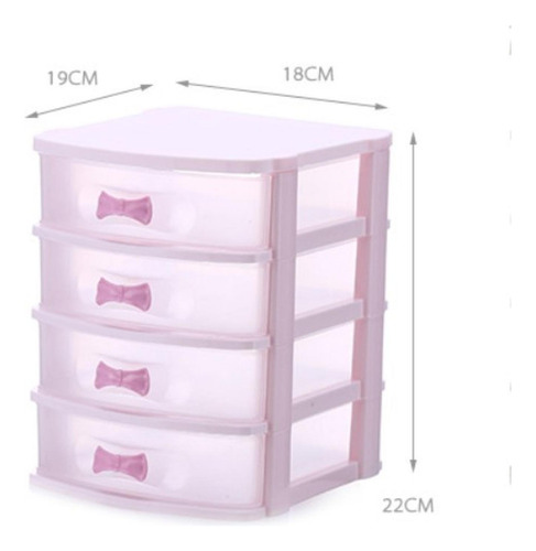Mini Organizador De Cajones Para Caja De Pink 4 Nivel